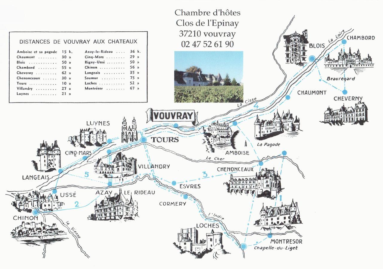 Au Clos De L'Epinay Vouvray Ngoại thất bức ảnh